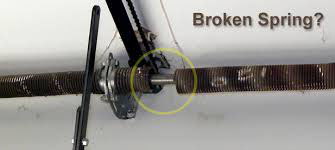 broken garage door spring cost